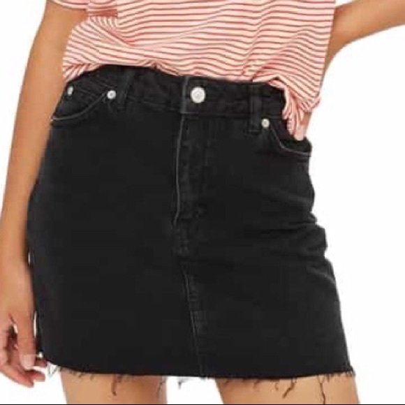 Topshop Dresses & Skirts - Topshop Moto denim skirt